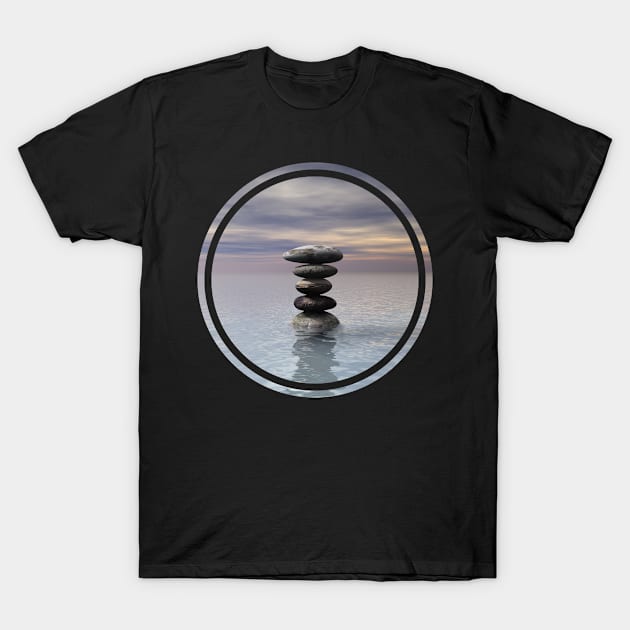 Stone Balancing Power T-Shirt by PallKris